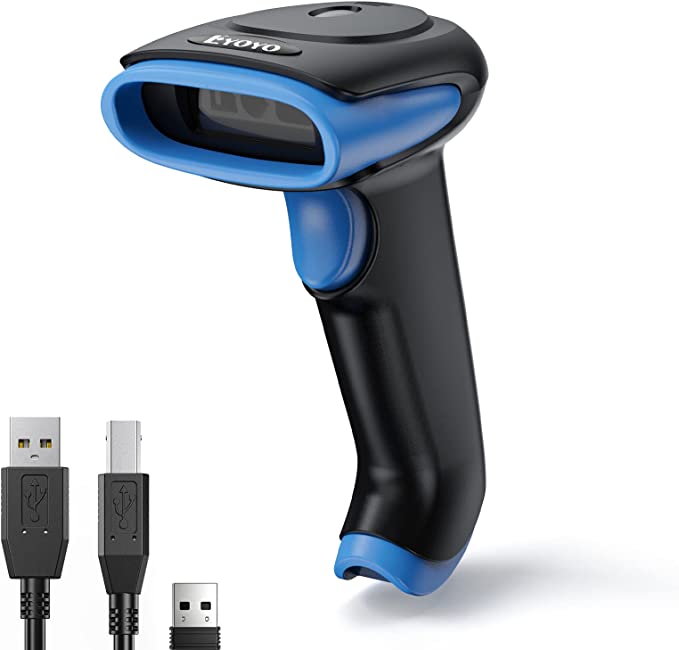 Picture of EYOYO Wireless Barcode Scanner Blue EY-034